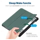 Lenovo Tab M10 Gen 4 (2025) Hoes Tri-Fold Book Case met Standaard Groen afbeelding 3
