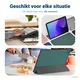 Lenovo Tab M10 Gen 4 (2025) Hoes Tri-Fold Book Case met Standaard Groen afbeelding 6