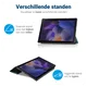 Lenovo Tab M10 Gen 4 (2025) Hoes Tri-Fold Book Case met Standaard Groen afbeelding 8