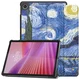 Lenovo Tab M10 Gen 4 (2025) Hoes Tri-Fold Book Case met Standaard Sterrennacht