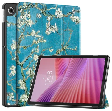 Lenovo Tab M10 Gen 4 (2025) Hoes Tri-Fold Book Case met Standaard Blossom