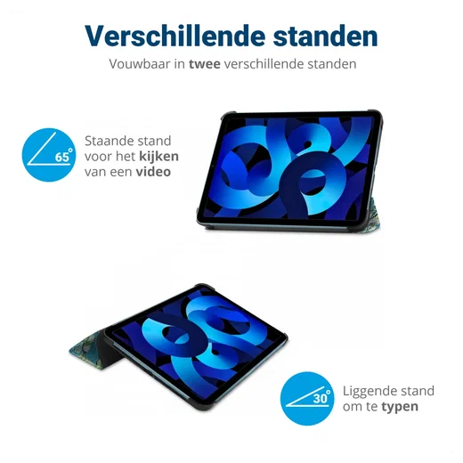 Lenovo Tab M10 Gen 4 (2025) Hoes Tri-Fold Book Case met Standaard Blossom afbeelding 10