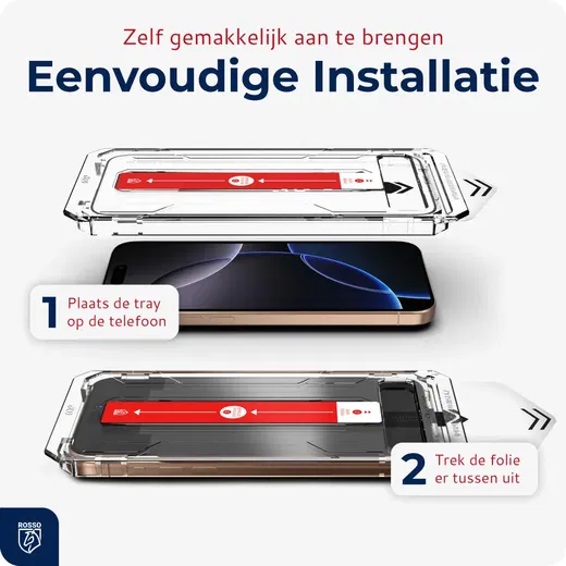 Rosso Apple iPhone 16 Pro Tempered Glass met Installatietray (2-Pack) afbeelding 3