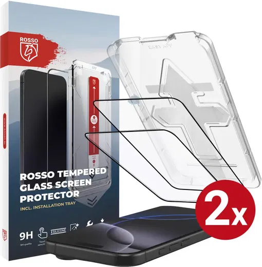 Rosso Apple iPhone 16 Pro Tempered Glass met Installatietray (2-Pack) afbeelding 1