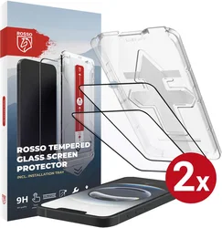 Rosso Apple iPhone 17e / 16e Tempered Glass met Installatietray (2-Pack) afbeelding