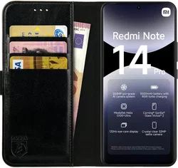 Rosso Element Xiaomi Redmi Note 14 Pro 4G Hoesje Book Case Wallet Zwart afbeelding