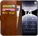 Rosso Element Xiaomi Redmi Note 14 Pro 4G Hoesje Book Case Wallet Bruin