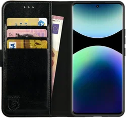 Rosso Element Xiaomi Redmi Note 14 Pro Plus Hoesje Book Case Wallet Zwart afbeelding