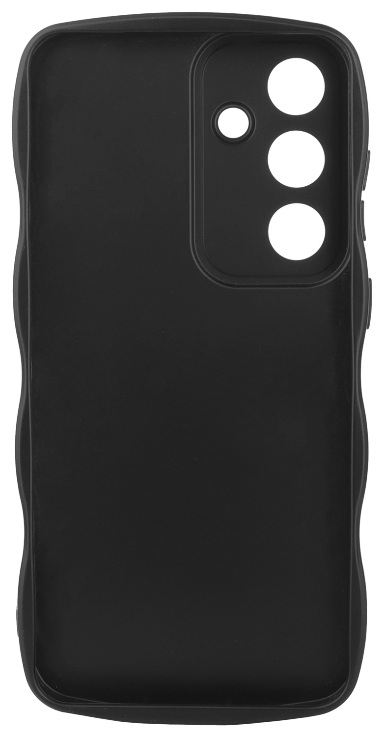 HappyCase Wavy Samsung Galaxy S25 Hoesje TPU Back Cover Zwart afbeelding 12