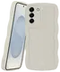 HappyCase Wavy Samsung Galaxy S25 Hoesje TPU Back Cover Beige afbeelding 11