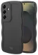 HappyCase Wavy Samsung Galaxy S25 Plus Hoesje TPU Back Cover Zwart