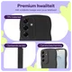 HappyCase Wavy Samsung Galaxy S25 Plus Hoesje TPU Back Cover Zwart afbeelding 3