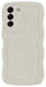 HappyCase Wavy Samsung Galaxy S25 Plus Hoesje TPU Back Cover Beige afbeelding 1