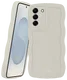 HappyCase Wavy Samsung Galaxy S25 Plus Hoesje TPU Back Cover Beige afbeelding 14