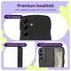 HappyCase Wavy Samsung Galaxy S24 Hoesje TPU Back Cover Zwart afbeelding 2