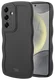 HappyCase Wavy Samsung Galaxy S24 Hoesje TPU Back Cover Zwart afbeelding 1