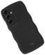 HappyCase Wavy Samsung Galaxy S24 Hoesje TPU Back Cover Zwart afbeelding 11
