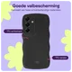 HappyCase Wavy Samsung Galaxy S24 Hoesje TPU Back Cover Zwart afbeelding 3
