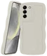 HappyCase Wavy Samsung Galaxy S24 Plus Hoesje TPU Back Cover Beige afbeelding 11