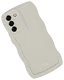 HappyCase Wavy Samsung Galaxy S24 Plus Hoesje TPU Back Cover Beige afbeelding 12