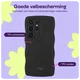 HappyCase Wavy Samsung Galaxy S24 Ultra Hoesje TPU Back Cover Zwart afbeelding 4