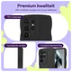 HappyCase Wavy Samsung Galaxy S24 Ultra Hoesje TPU Back Cover Zwart afbeelding 3