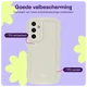 HappyCase Wavy Samsung Galaxy S24 FE Hoesje TPU Back Cover Beige afbeelding 3