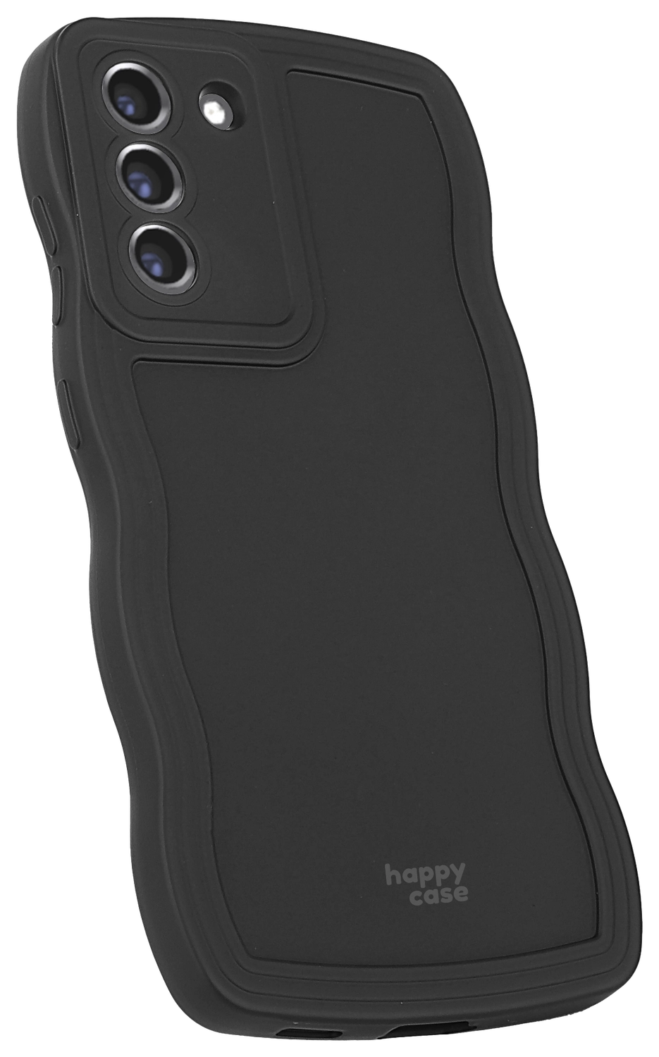 HappyCase Wavy Samsung Galaxy S21 FE Hoesje TPU Back Cover Zwart afbeelding 12
