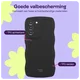 HappyCase Wavy Samsung Galaxy S21 FE Hoesje TPU Back Cover Zwart afbeelding 3
