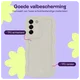 HappyCase Wavy Samsung Galaxy S21 FE Hoesje TPU Back Cover Beige afbeelding 3