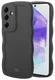 HappyCase Wavy Samsung Galaxy A55 Hoesje TPU Back Cover Zwart afbeelding 1