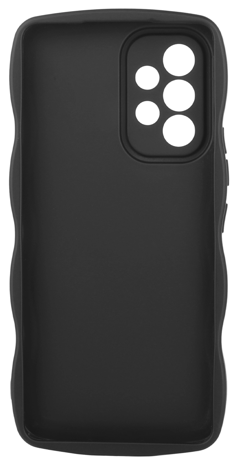HappyCase Wavy Samsung Galaxy A53 Hoesje TPU Back Cover Zwart afbeelding 14