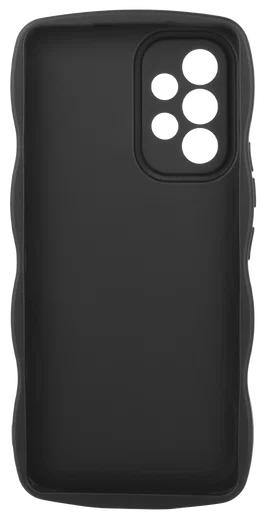 HappyCase Wavy Samsung Galaxy A53 Hoesje TPU Back Cover Zwart afbeelding 14