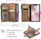 CaseMe C30 Apple iPhone 16e Hoesje Pasjeshouder Book Case Bruin afbeelding 4