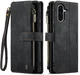 CaseMe C30 Samsung Galaxy A56 Hoesje Pasjeshouder Book Case Zwart