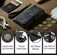 CaseMe C30 Samsung Galaxy A56 Hoesje Pasjeshouder Book Case Zwart afbeelding 3