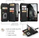 CaseMe C30 Samsung Galaxy A56 Hoesje Pasjeshouder Book Case Zwart afbeelding 5