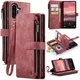 CaseMe C30 Samsung Galaxy A56 Hoesje Pasjeshouder Book Case Rood afbeelding 2