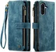 CaseMe C30 Samsung Galaxy A56 Hoesje Pasjeshouder Book Case Blauw afbeelding 1