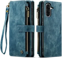 CaseMe C30 Samsung Galaxy A56 Hoesje Pasjeshouder Book Case Blauw afbeelding