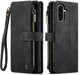 CaseMe C30 Samsung Galaxy A36 Hoesje Pasjeshouder Book Case Zwart