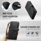CaseMe C30 Samsung Galaxy A36 Hoesje Pasjeshouder Book Case Zwart afbeelding 7
