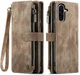 CaseMe C30 Samsung Galaxy A36 Hoesje Pasjeshouder Book Case Bruin