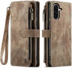CaseMe C30 Samsung Galaxy A36 Hoesje Pasjeshouder Book Case Bruin afbeelding