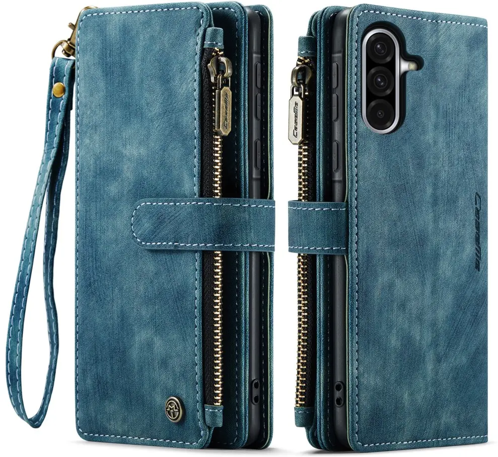 CaseMe C30 Samsung Galaxy A36 Hoesje Pasjeshouder Book Case Blauw afbeelding 1