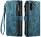 CaseMe C30 Samsung Galaxy A36 Hoesje Pasjeshouder Book Case Blauw afbeelding 1