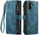 CaseMe C30 Samsung Galaxy A36 Hoesje Pasjeshouder Book Case Blauw