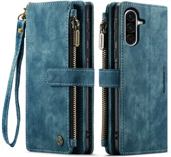 CaseMe C30 Samsung Galaxy A36 Hoesje Pasjeshouder Book Case Blauw afbeelding