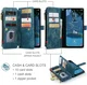 CaseMe C30 Samsung Galaxy A36 Hoesje Pasjeshouder Book Case Blauw afbeelding 3