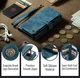 CaseMe C30 Samsung Galaxy A36 Hoesje Pasjeshouder Book Case Blauw afbeelding 6